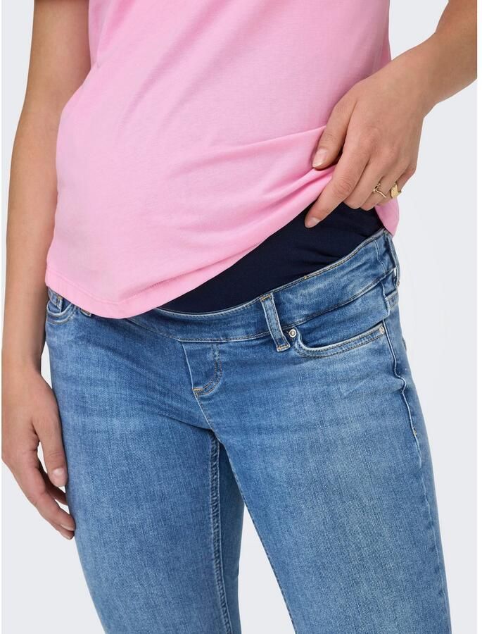 ONLY MATERNITY zwangerschaps high waist flared jeans medium blue denim - Foto 3