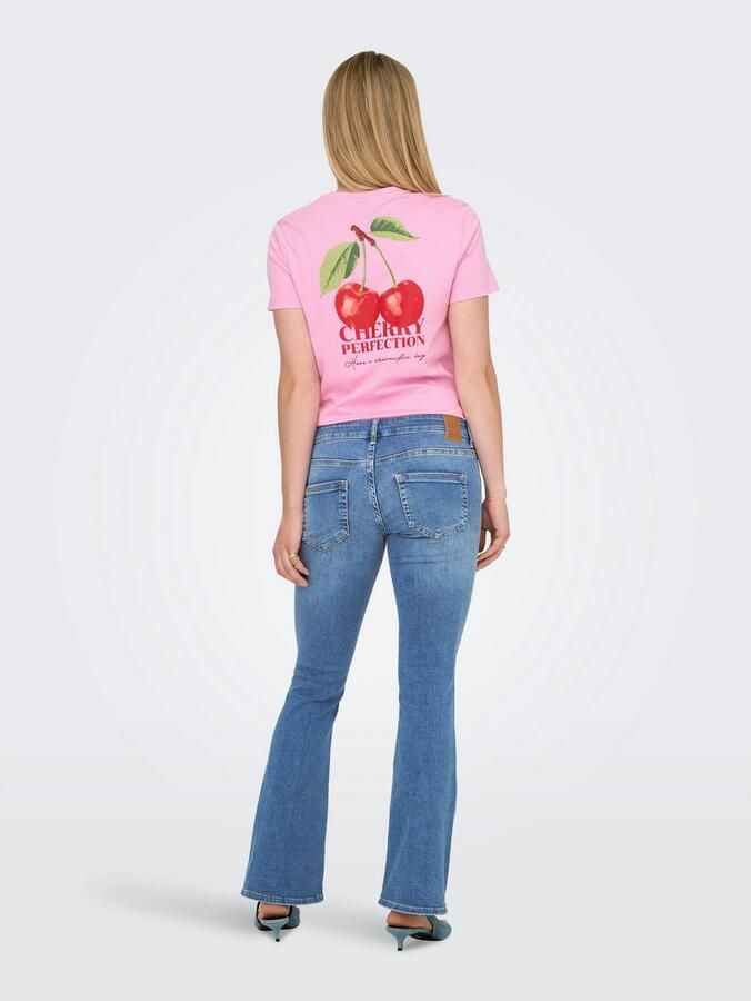 ONLY MATERNITY zwangerschaps high waist flared jeans medium blue denim - Foto 4