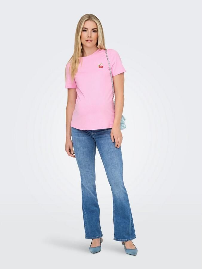 ONLY MATERNITY zwangerschaps high waist flared jeans medium blue denim - Foto 6