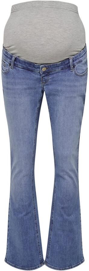 ONLY MATERNITY zwangerschaps high waist flared jeans medium blue denim - Foto 8