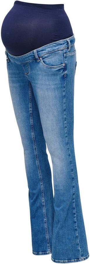 ONLY MATERNITY zwangerschaps high waist flared jeans medium blue denim - Foto 6