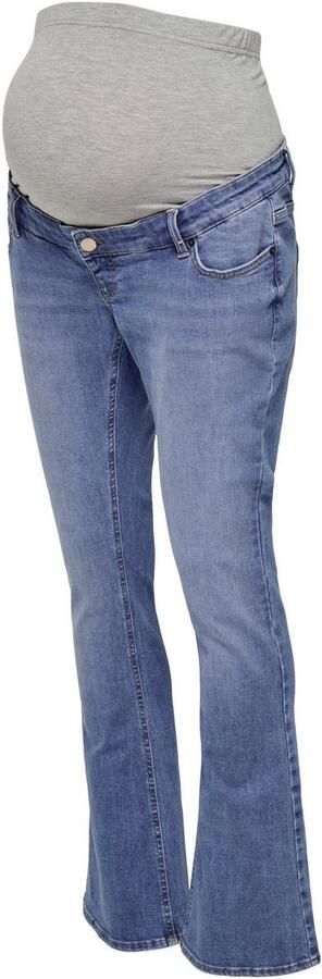 ONLY MATERNITY zwangerschaps high waist flared jeans medium blue denim - Foto 7