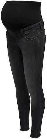 ONLY MATERNITY skinny zwangerschaps jegging OLMBLUSH washed black Jeans Zwart Dames Stretchdenim XL-32 - Foto 3