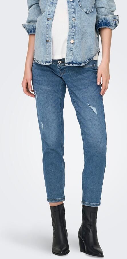 ONLY MATERNITY slim fit zwangerschapsjeans OLMCATWALK met biologisch katoen light denim - Foto 8