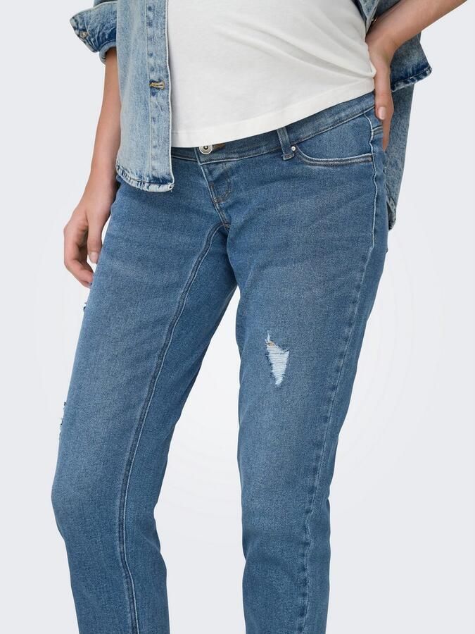 ONLY MATERNITY slim fit zwangerschapsjeans OLMCATWALK met biologisch katoen light denim - Foto 3