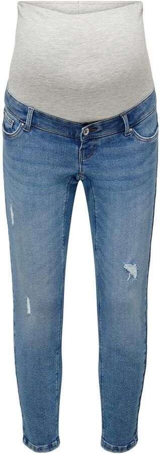 ONLY MATERNITY slim fit zwangerschapsjeans OLMCATWALK met biologisch katoen light denim - Foto 6