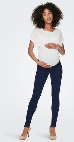 ONLY MATERNITY skinny jegging OLMRAIN dark blue denim Jeans Blauw Dames Viscose XS-32 - Foto 7