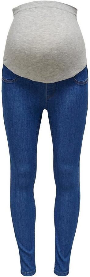 ONLY MATERNITY skinny zwangerschapsjeans OLMRAIN stonewashed Blauw Dames Viscose XL-32 - Foto 8