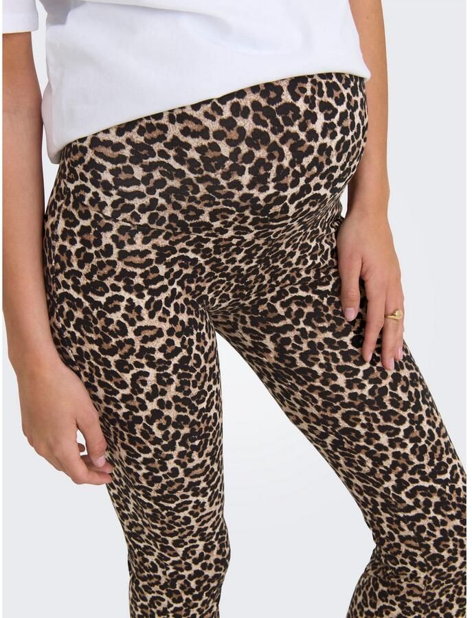 ONLY MATERNITY Zwangerschapslegging OLMLOVELY LEO FLARED PANT 2-PACK NOOS (set 2-delig) - Foto 2