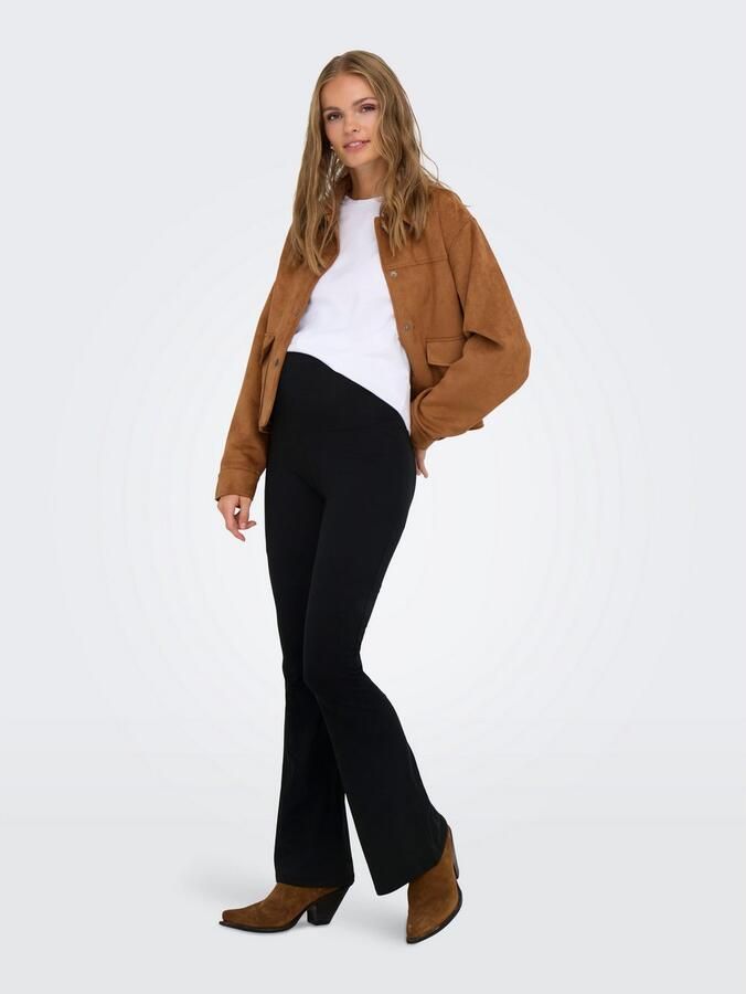 ONLY MATERNITY Zwangerschapslegging OLMLOVELY LEO FLARED PANT 2-PACK NOOS (set 2-delig) - Foto 4