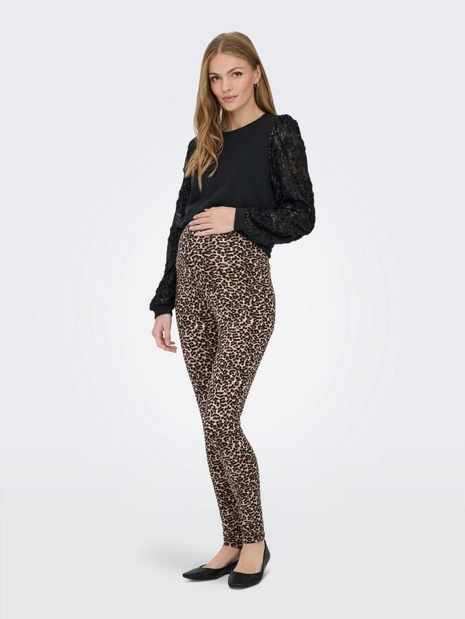 ONLY MATERNITY Zwangerschapslegging OLMLOVELY NEW LEGGING 2PCK AOP JRS NOOS (set 2-delig) - Foto 4