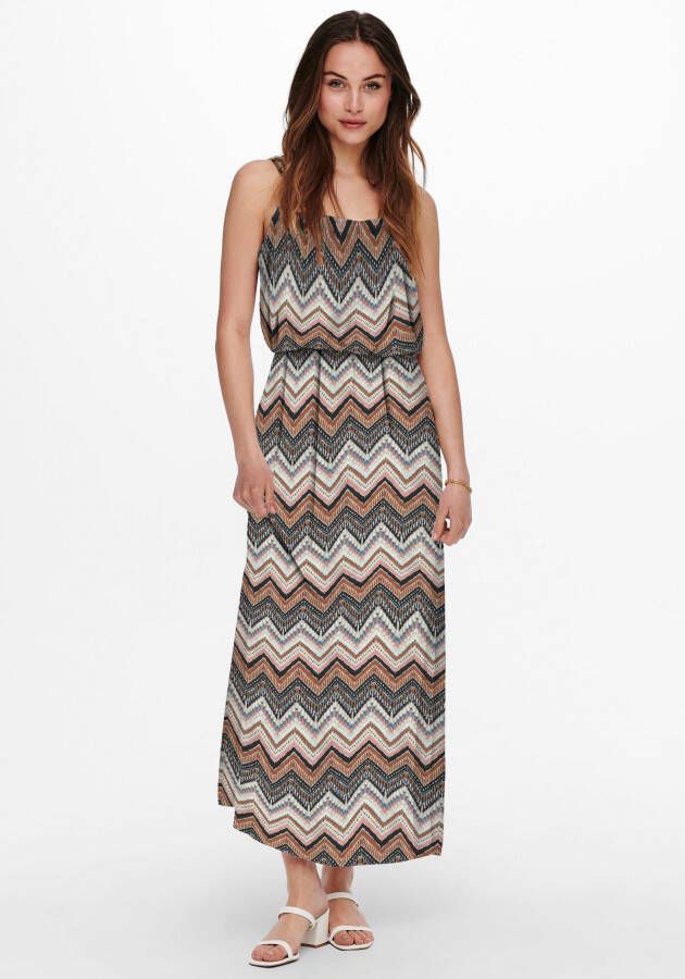 Only Maxi-jurk ONLNOVA LIFE STRAP MAXI DRESS AOP PTM