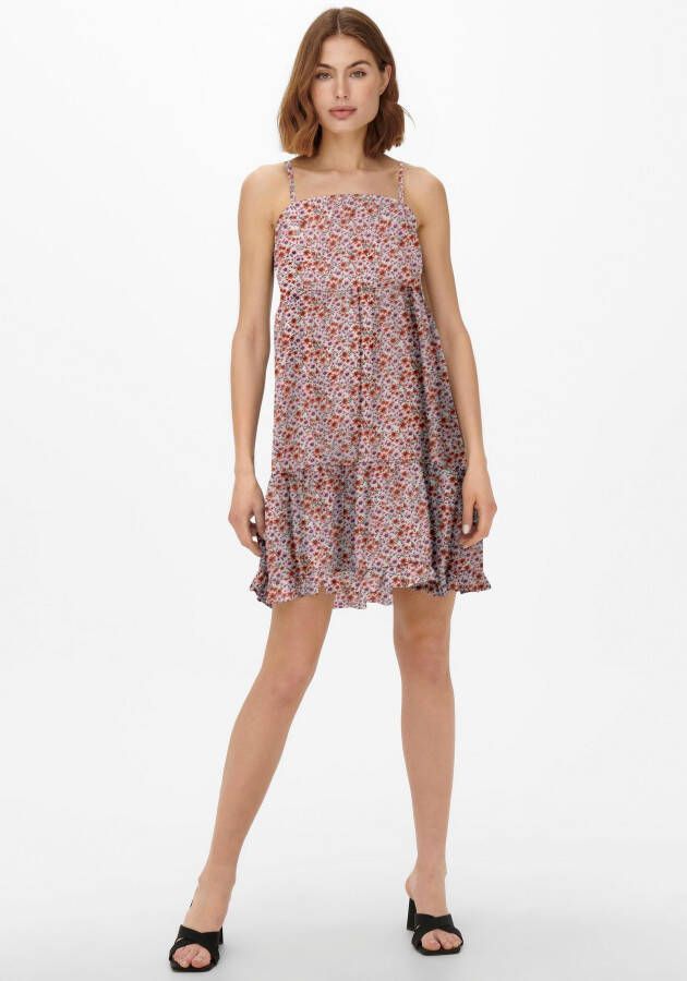 Only Mini-jurk ONLANN STAR SINGLET DRESS NOOS met volant