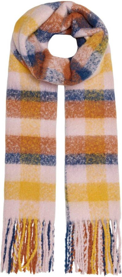 Only Modieuze sjaal ONLTESSIE LIFE CHECK SCARF