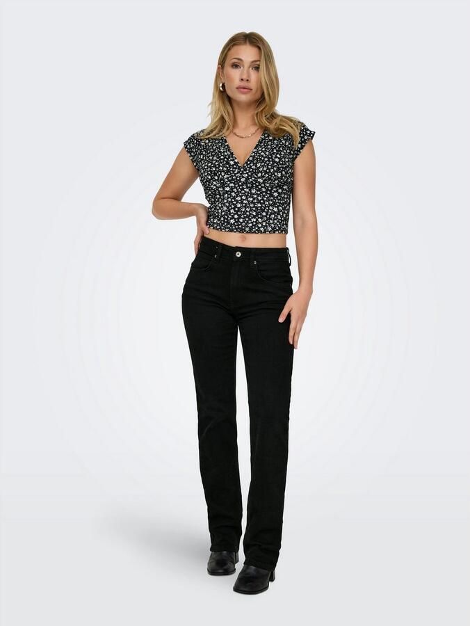 Only 5-pocket jeans ONLEVERLY MW SWEET FLARED DNM CRO563 - Foto 3