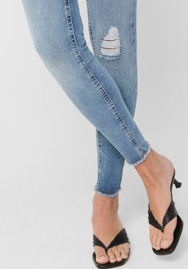 Only Ankle jeans ONLBLUSH – Enkeljeans met destroyed look voor trendy outfits - Foto 6