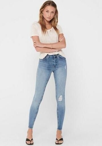 Only Ankle jeans ONLBLUSH – Enkeljeans met destroyed look voor trendy outfits - Foto 17