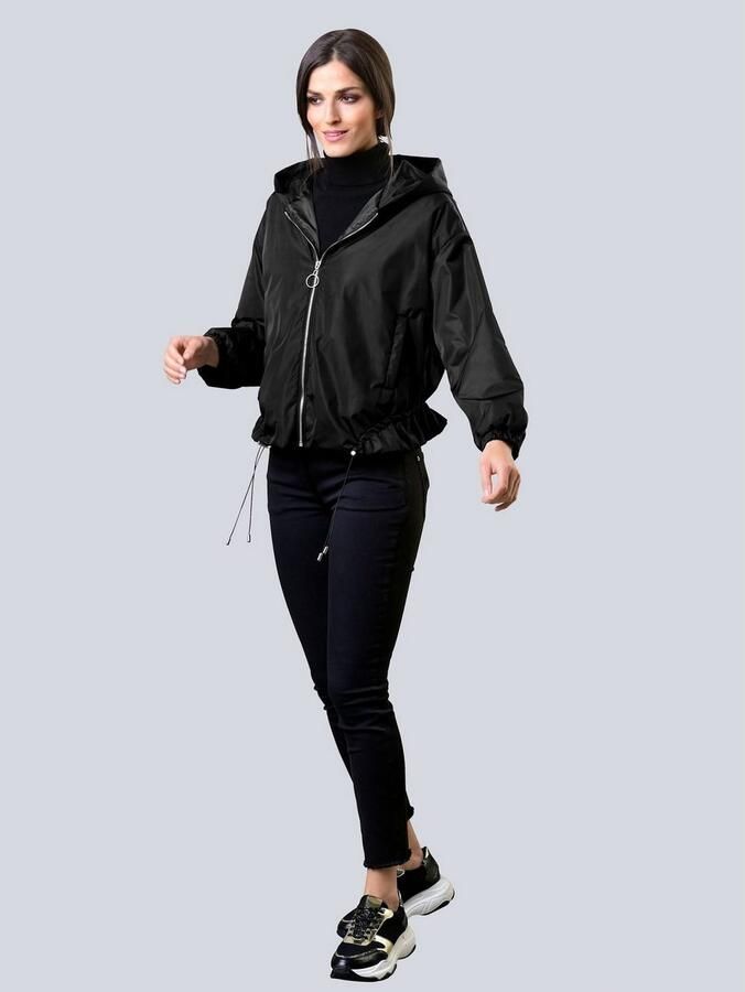 Only Zwarte effen jeans met ritssluiting en knoopsluiting Black Dames - Foto 8