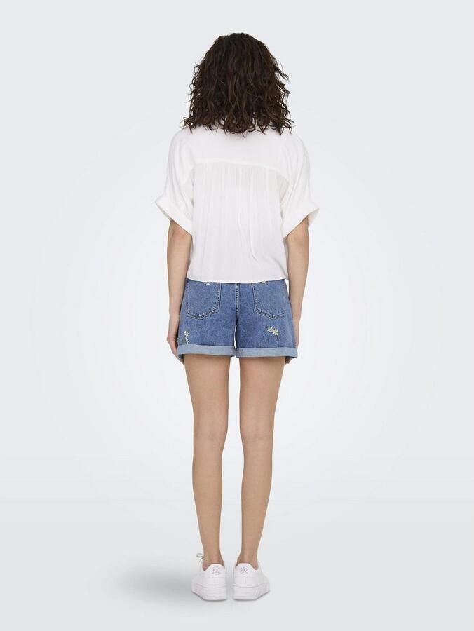 Only Regular fit overhemdblouse van pure viscose model 'PAULA LIFE' - Foto 6