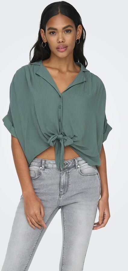 Only Regular fit overhemdblouse van pure viscose model 'PAULA LIFE' - Foto 8