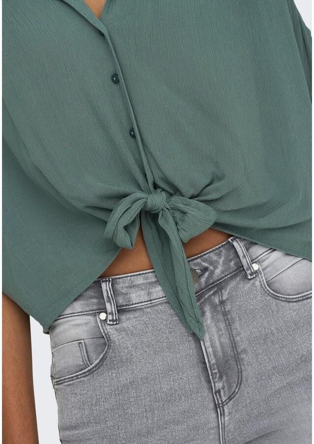 Only Regular fit overhemdblouse van pure viscose model 'PAULA LIFE' - Foto 4