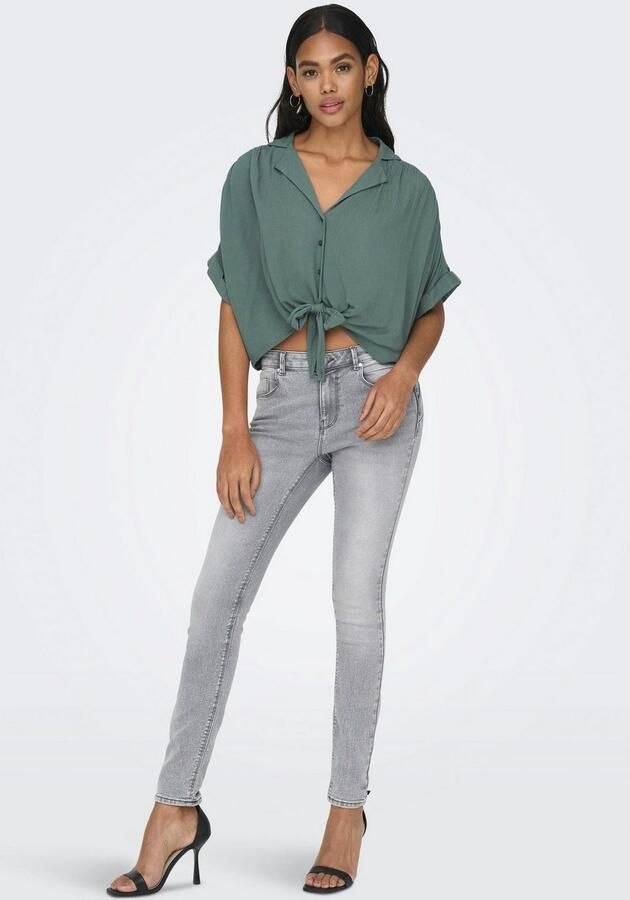 Only Regular fit overhemdblouse van pure viscose model 'PAULA LIFE' - Foto 6