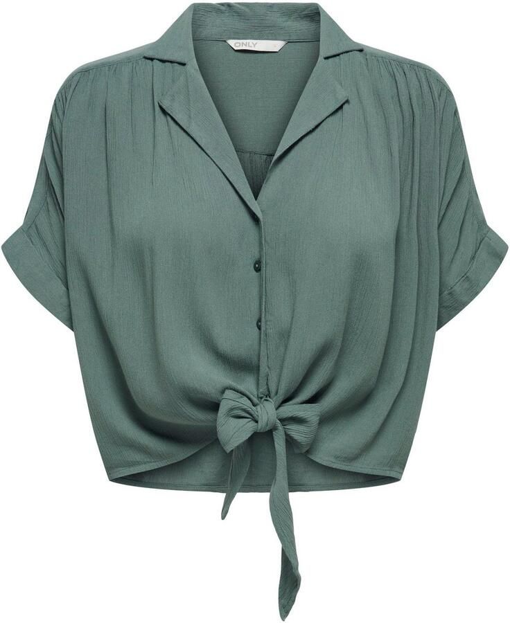 Only Regular fit overhemdblouse van pure viscose model 'PAULA LIFE' - Foto 3