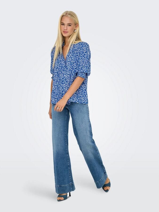 Only Blouse met korte mouwen ONLRAYA 3 4 SHIRT WVN NOOS - Foto 4