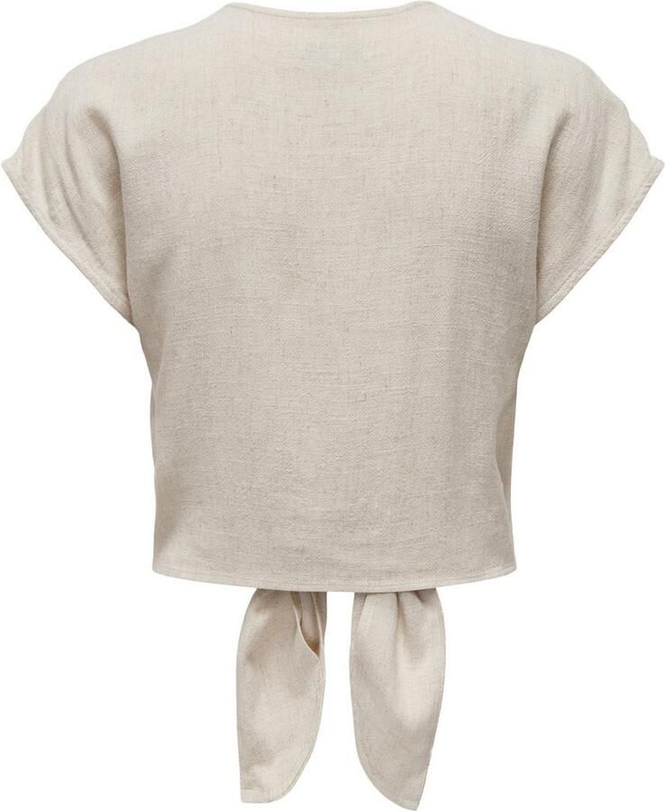 Only Regular fit blouse van een mix van viscose en linnen model 'SIESTA' - Foto 2