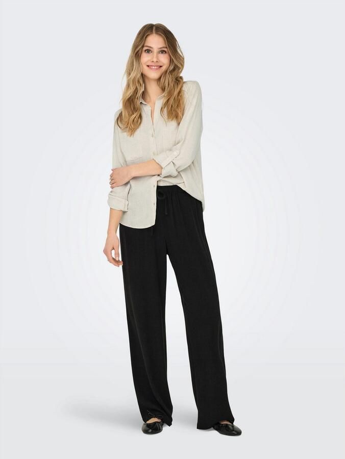 Only Blouse met lange mouwen ASMIN-SIESTA LS LINEN BL SHIRT PNT - Foto 2