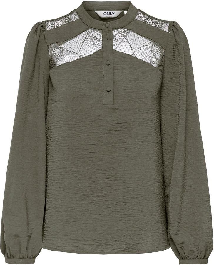 Only Blouse met lange mouwen OHANNA LIFE FR L S LACE TOP WVN CS