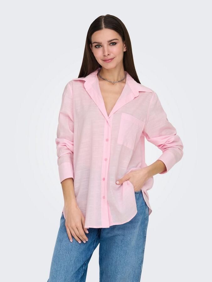 Only Blouse met lange mouwen ONLSALINA L S SHIRT WVN - Foto 2