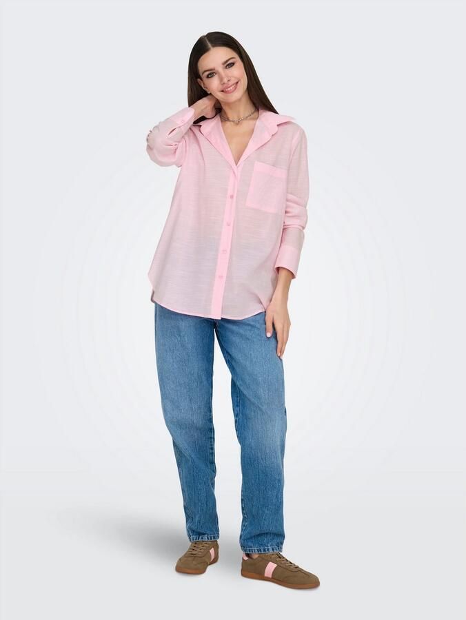 Only Blouse met lange mouwen ONLSALINA L S SHIRT WVN - Foto 3
