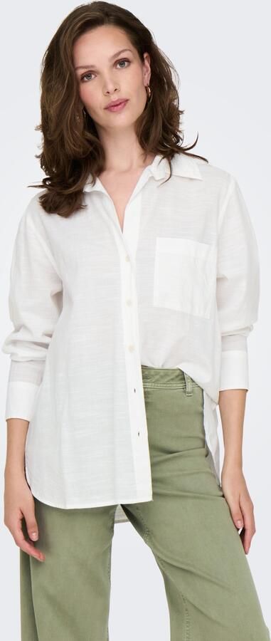 Only Blouse met lange mouwen ONLSALINA L S SHIRT WVN - Foto 6