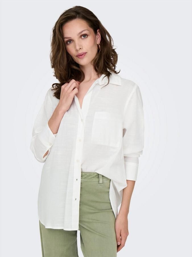 Only Blouse met lange mouwen ONLSALINA L S SHIRT WVN - Foto 3