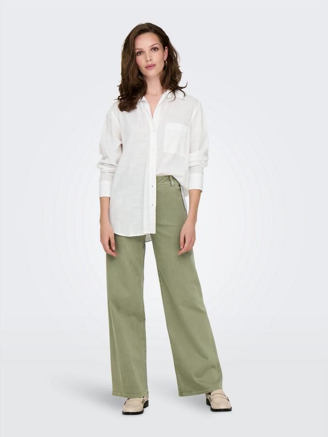 Only Blouse met lange mouwen ONLSALINA L S SHIRT WVN - Foto 2