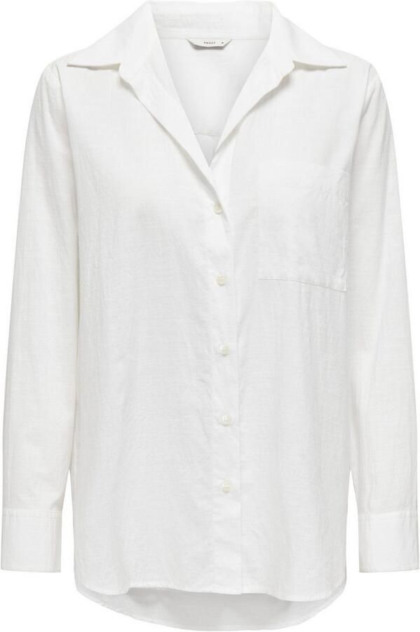 Only Blouse met lange mouwen ONLSALINA L S SHIRT WVN - Foto 5