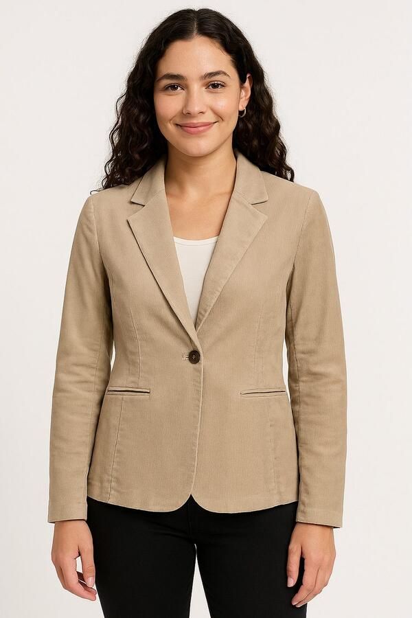 Only Blouseblazer ONLNESSA L S CORD FIT BLAZER CC TLR - Foto 2