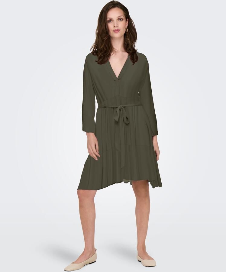 Only Blousejurk ONLCLEM TINE LIFE 3 4 DRESS WVN NOOS - Foto 3