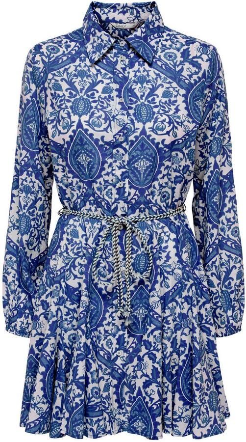 Only Getailleerde blousejurk met all-over motief model 'LUMINA' - Foto 5