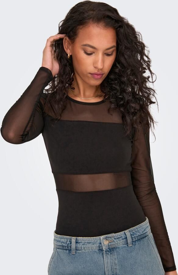 Only Body met semi-transparante inzetten model 'ESTHER' - Foto 6