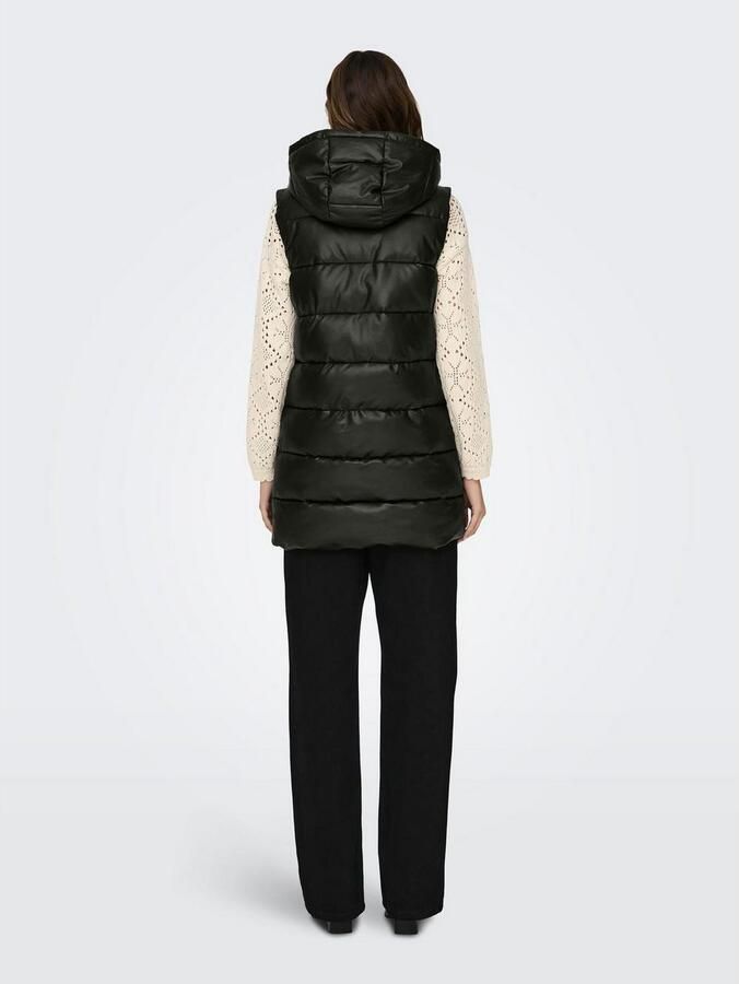 Only Bodywarmer ONLNEWANJA FAUX LEATHER WAISTCOAT CC OTW