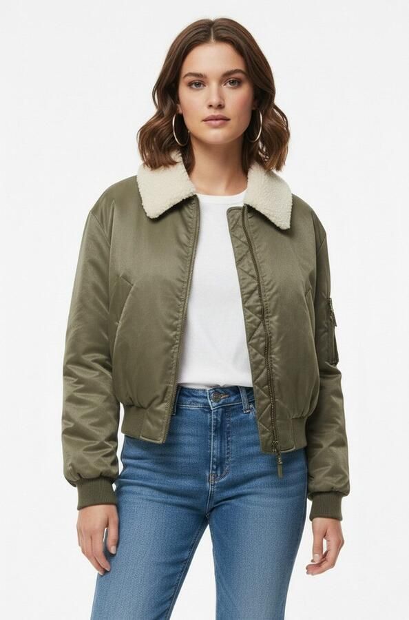 Only Bomberjack ONLSURI LIFE WASHED BOMBER CC OTW - Foto 7