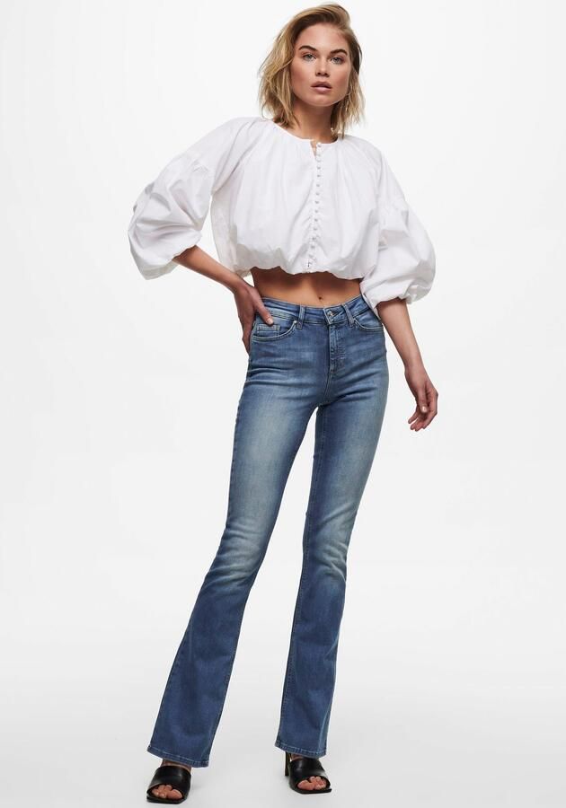 Only Bootcut jeans ONLBLUSH – Bootcut-jeans met mid waist voor comfortabel silhouet - Foto 5