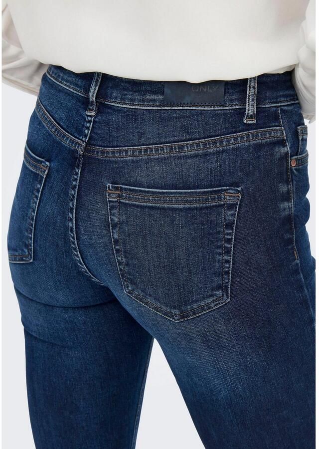 Only Veelzijdig Wit Katoenen Overhemd met Trekkoord Detail Blue Dames - Foto 2