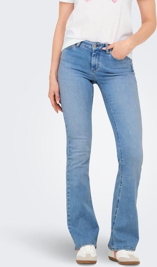 Only Regular fit bootcut jeans van katoenmix model 'BLUSH' - Foto 11