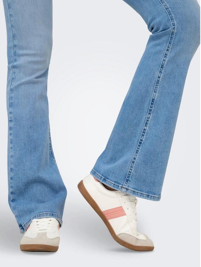 Only Regular fit bootcut jeans van katoenmix model 'BLUSH' - Foto 3