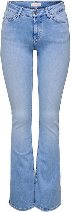 Only Regular fit bootcut jeans van katoenmix model 'BLUSH' - Foto 10