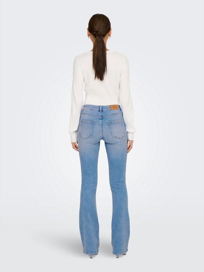 Only Regular fit bootcut jeans van katoenmix model 'BLUSH' - Foto 9