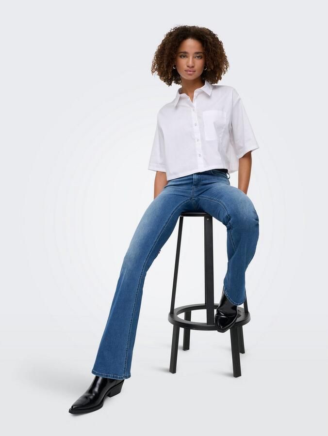 Only Bootcut jeans ONLBLUSH MID WAIST FLARED DNM BOX - Foto 4
